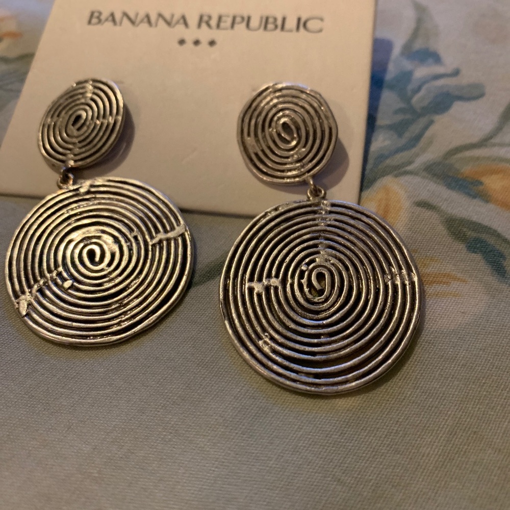 Banana Republic Silver Earrings